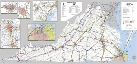 Virginia railroad map - Ontheworldmap.com