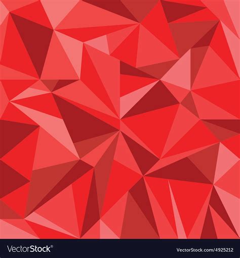 Abstract red triangle geometrical background Vector Image