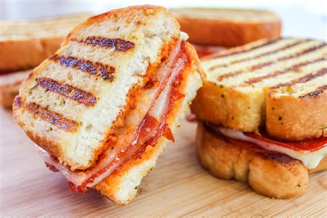 Grilled Pepperoni Pizza Sandwich Recipe - Life Love Liz