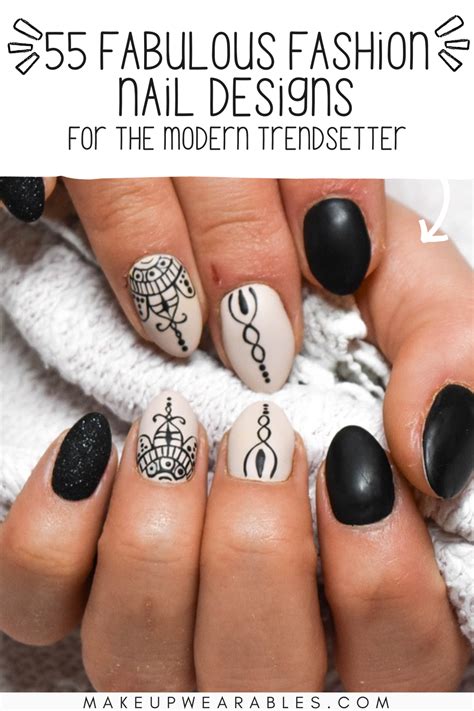 55 Fabulous Fashion Nail Designs For The Modern Trendsetter