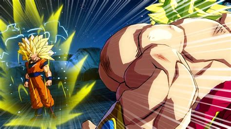 DRAGON BALL FIGHTERZ: SUPER SAIYAN 3 GOKU VS BROLY Dramatic Finish MOD ...