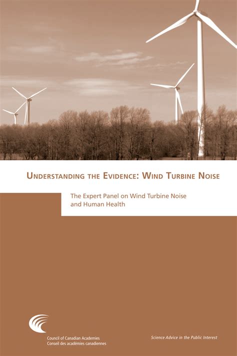 (PDF) Understanding the Evidence: Wind Turbine Noise: The Expert Panel ...