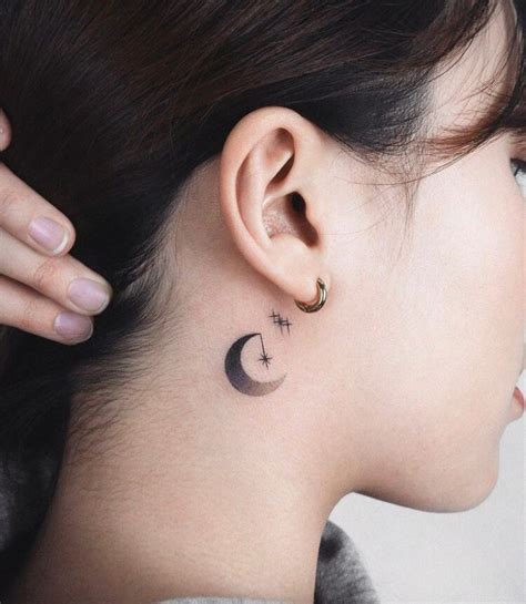 30 Cute Behind The Ear Tattoos For Women - Pulptastic