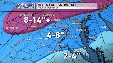 Higher snowfall totals in D.C. area than originally expected | WJLA