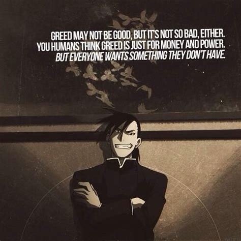 Greed The Avaricious. | Fullmetal alchemist quotes, Fullmetal alchemist ...