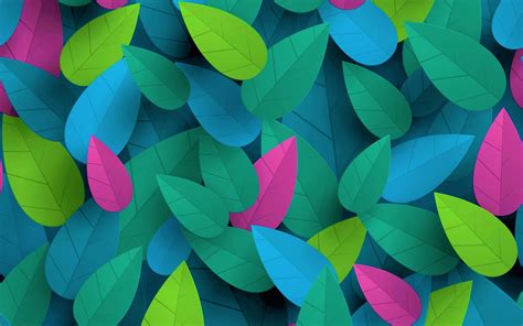 Download Colorful Artistic Leaf HD Wallpaper