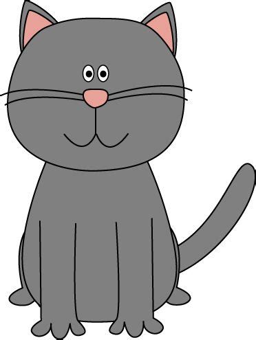 gray cat clipart - Clip Art Library