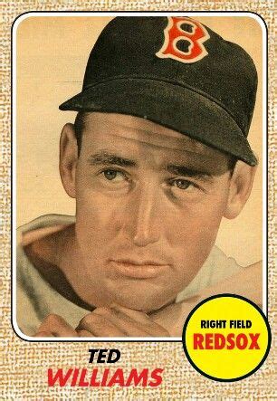 Ted Williams | Old baseball cards, Ted williams, Red sox nation
