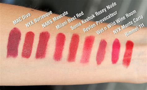 Mac Dark Red Lipstick