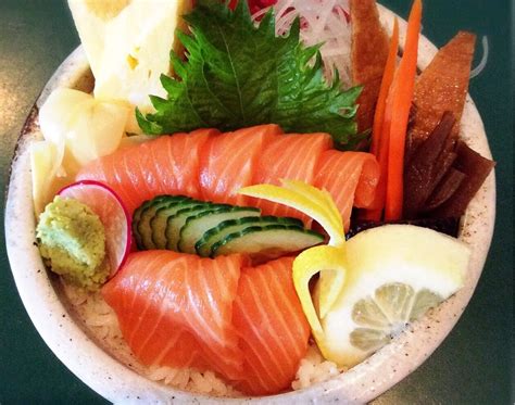 Salmon Sashimi Bowl | Bishamon Group Restaurants