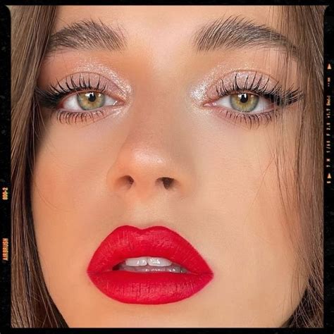 Pin by AllyRose on VINTAGE Makeup Looks | Prom eye makeup, Red lips makeup look, Red lipstick makeup