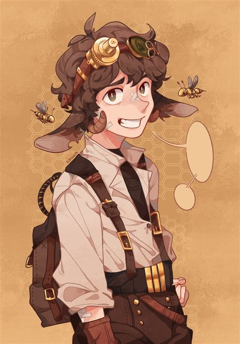 SMOCK 🏳️‍🌈 on Twitter: "Steampunk Tubbo 🐝 #tubbofanart… " | Character ...