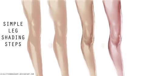 Simple leg shading tutorial by ArtofIndigo on DeviantArt | Legs ...