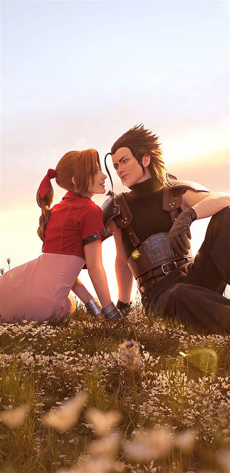 1440x2960 Zack Fair And Aerith Cosplay Samsung Galaxy Note 9,8, S9,S8 ...