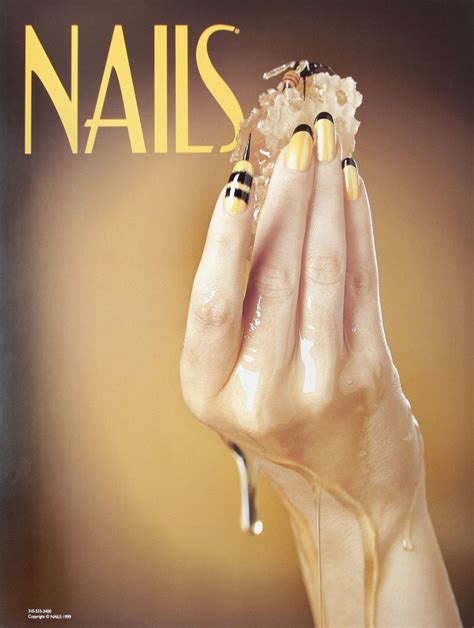Honey Bee Nail Art | Bee nails, Nail salon and spa, Nail art