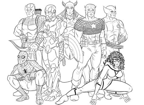 Avengers Coloring Pages - Best Coloring Pages For Kids