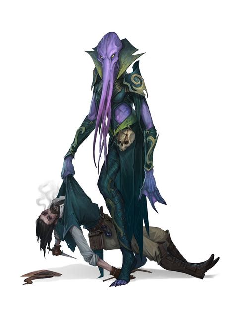 Graey erb illithid 02 | Fantasy creatures, Fantasy monster, Fantasy characters