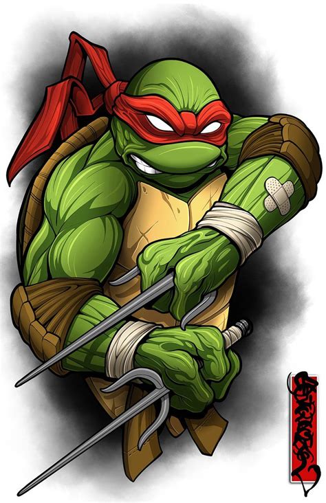 Image of The Angry One Ninja Turtle Drawing, Ninja Turtle Tattoos, Ninja Tattoo, Turtle Art ...