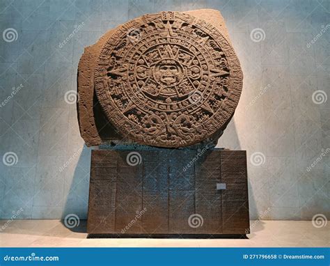 The Piedra De Sol at the National Museum of Anthropology. Mexico City ...