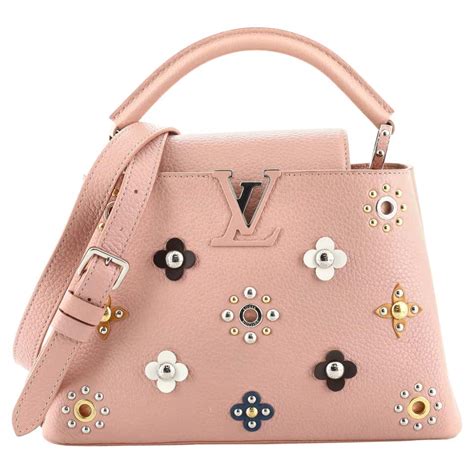 Louis Vuitton Capucines Bag Leather with Embellished Detail BB at 1stDibs