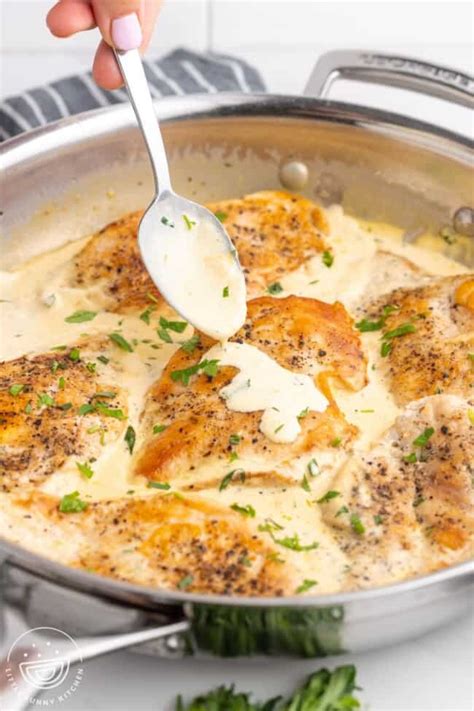 Creamy One Pan Tarragon Chicken - Little Sunny Kitchen