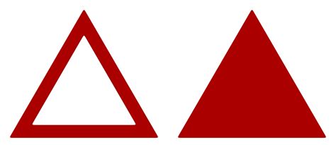 Triangle Sign Model Red Stock by wuestenbrand on DeviantArt