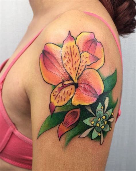 30 Pretty Alstroemeria Tattoos Show Your Temperament | Style VP | Page 10