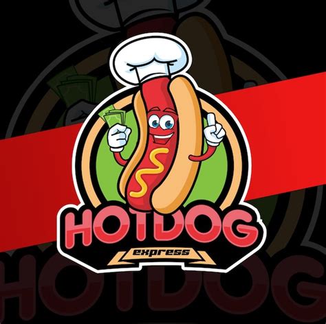 Premium Vector | Hot dog logo badge