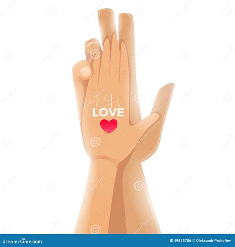 With love card stock vector. Illustration of lovely, funny - 69525786