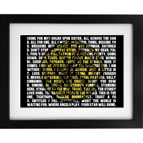 The Stone Roses Songs Art Print | RedMolotov