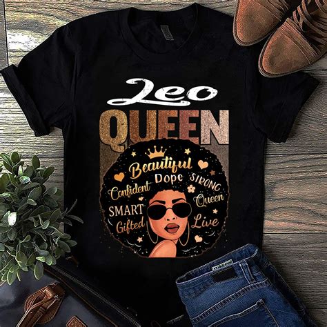 Leo Queen Birthday T-shirt Leo Birthday T-shirt Leo T-Shirt | Etsy