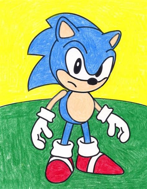 How to Draw Sonic · Art Projects for Kids