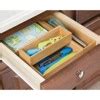 Mdesign Wooden Bamboo Office Drawer Organizer Box Tray - 6 Pack - Natural Wood, 9 X 3 X 2 : Target