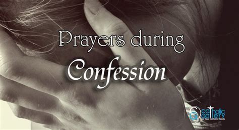 Catholic Prayers During Confession - Catholic Gallery