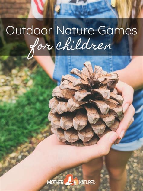 Outdoor Nature Games for Children - Mother Natured