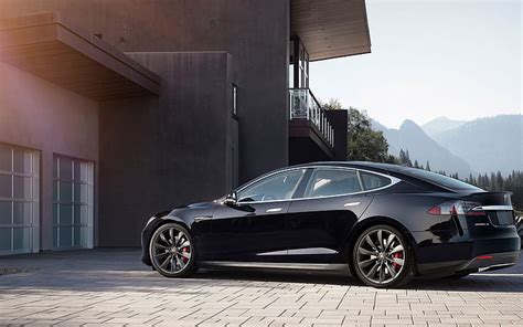 HD wallpaper: Black Tesla Model S 2015 | Wallpaper Flare