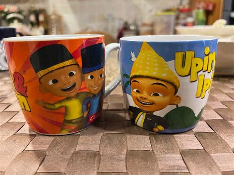 Upin & Ipin Mugs (x2), Hobbies & Toys, Collectibles & Memorabilia, Fan ...