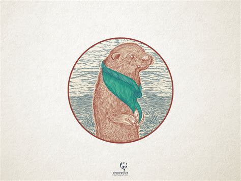 Otter illustration by Humayun Chowdhury on Dribbble