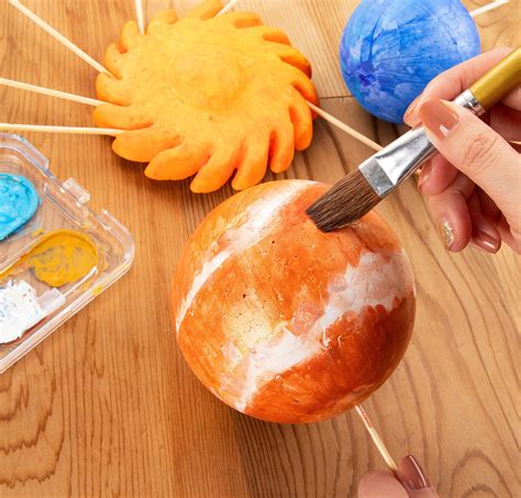 Buy 22-Piece 3D Solar System Model Kit for Kids Crafts, Outer Space Science Projects, White Foam ...