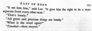 Timshel East Of Eden Quotes. QuotesGram