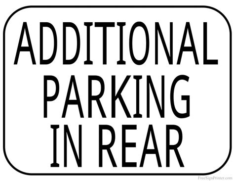 Parking Signs | Poster Template