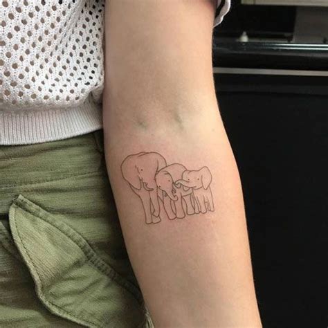 75 Best Elephant Tattoo Designs For Women (2024 Guide) | Elephant tattoo design, Elephant family ...