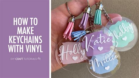 ACRYLIC KEYCHAIN TUTORIAL CRICUT | How to make keychains with Cricut ...