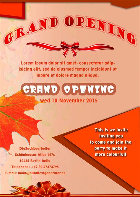 Grand Opening Psd Flyer Template 17751 Styleflyers - vrogue.co