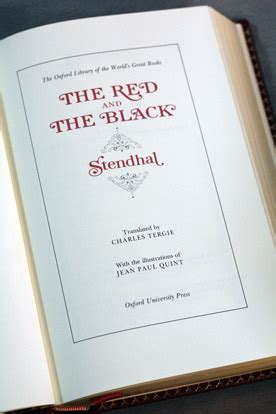 The Red & the Black – Stendhal – GOHD Books