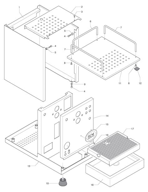 Parts Diagram – ECM Classika II / Classika PID - 1st-line: Espresso ...