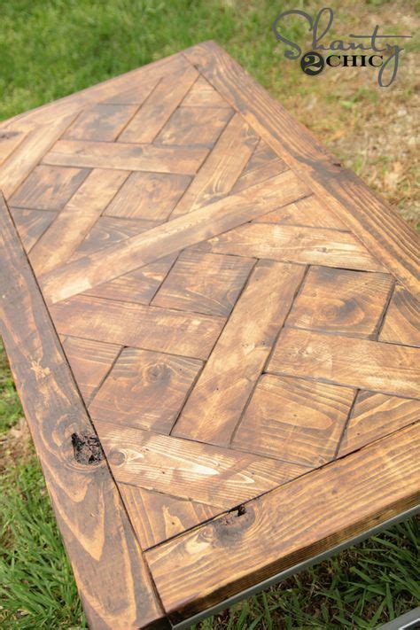 DIY Metal and Wood Coffee Table | Diy coffee table, Coffee table wood, Diy table top