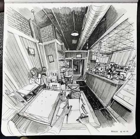 This Artist Creates Incredible Drawings of the Room He’s in From His Perspective | Perspective ...