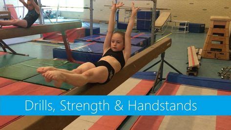 Beam » Drills, Strength & Handstands | Gymnastics lessons, Gymnastics workout, Gymnastics skills