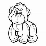 Gorilla Coloring Pages To Download And Print For Free sketch template